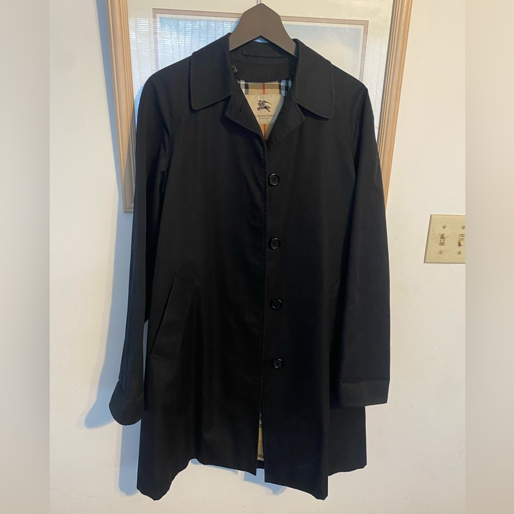 Burberry London Cotton Blend Trench Coat with Liner